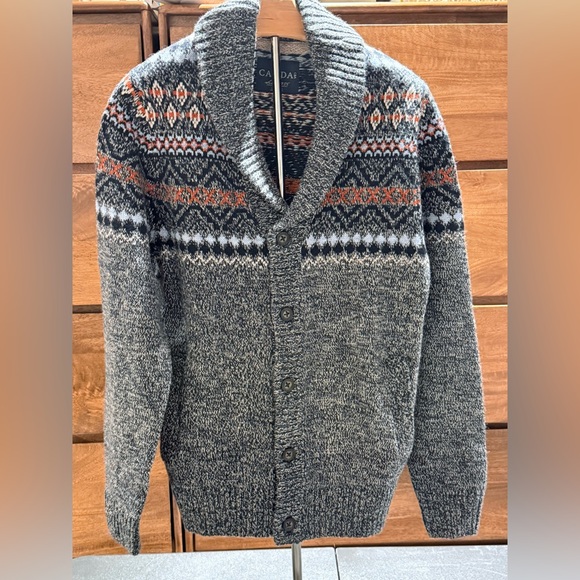 Lucky Brand Other - Canda C&A SHAWL COLLAR CARDIGAN button front closure thick textured knit
